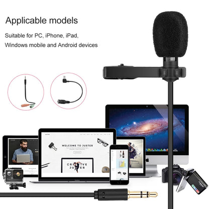 Yanmai R955 Clip-on Lapel Mic Lavalier Omni-directional Double Condenser Microphone, For Live Broadcast, Show, KTV, etc - Microphone by buy2fix | Online Shopping UK | buy2fix