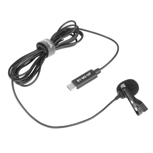 BOYA BY-M3-OP For DJI OSMO Pocket Clip-on Digital Lavalier Microphone (Black) - Microphone by BOYA | Online Shopping UK | buy2fix
