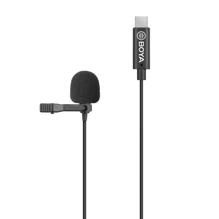 BOYA BY-M3-OP For DJI OSMO Pocket Clip-on Digital Lavalier Microphone (Black) - Microphone by BOYA | Online Shopping UK | buy2fix