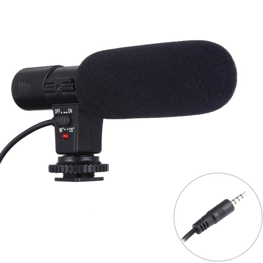MIC-02 30-18000Hz Rate Sound Clear Stereo Microphone for Smartphone, Cable Length: 28cm - Microphone by buy2fix | Online Shopping UK | buy2fix