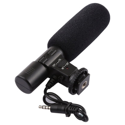 MIC-02 30-18000Hz Rate Sound Clear Stereo Microphone for Smartphone, Cable Length: 28cm - Microphone by buy2fix | Online Shopping UK | buy2fix