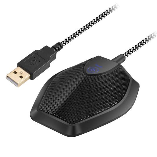 Yanmai G11 Meeting USB Computer Desktop Microphone Omnidirectional Condenser Mic Microphone, Compatible with PC / Mac for Live Broadcast, Show, KTV, etc.(Black) - Microphone by Yanmai | Online Shopping UK | buy2fix
