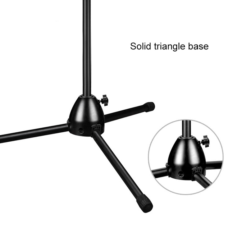 RODD NB-108 Karaoke Phone Microphone Tripod Scissor Arm Stand Holder For Studio Recording, Live Broadcast, Live Show, KTV, etc. - Stand by buy2fix | Online Shopping UK | buy2fix
