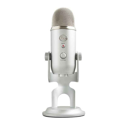 Logitech Blue Yeti USB Condenser Microphone(Silver) - Microphone by Logitech | Online Shopping UK | buy2fix