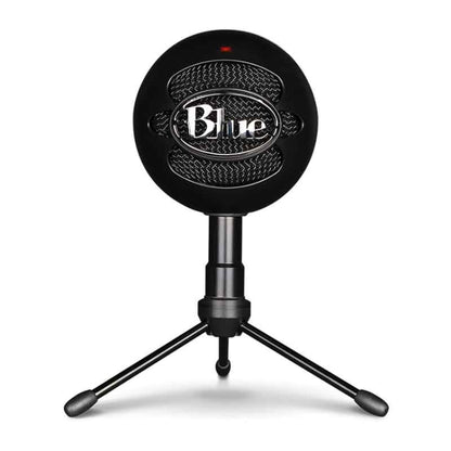 Logitech Blue Snowball-ice USB Condenser Anchor Recording Microphone (Black) - Microphone by Logitech | Online Shopping UK | buy2fix