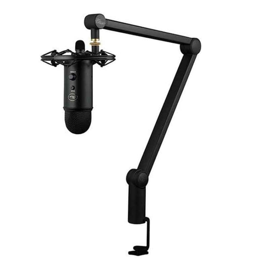 Logitech Blue Yeticaster USB Microphone + Shockproof Mount + Clip-on Cantilever Bracket Live Broadcast Set (Black) - Microphone by Logitech | Online Shopping UK | buy2fix
