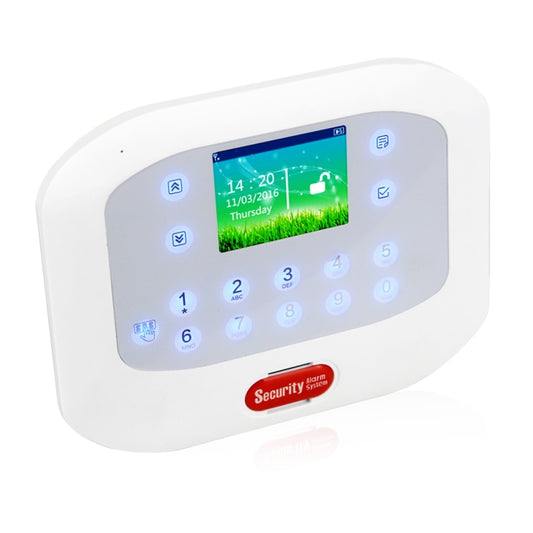 DY-GSM50A 8 in 1 Kit  315MHz / 433MHz Wireless GSM/PSTN Intelligent Anti-Burglar Alarm System, Touch Panel LCD Screen(White) - Alarm System by buy2fix | Online Shopping UK | buy2fix