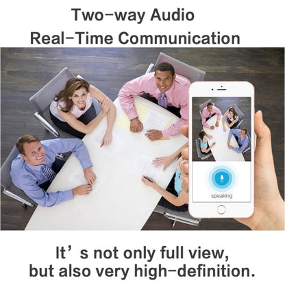 JJX-1801 Fisheye Wide Angle 1.0MP Smart Wireless Wifi IP Camera, Support TF Card (128GB Max) - 360 Degree Camera by buy2fix | Online Shopping UK | buy2fix