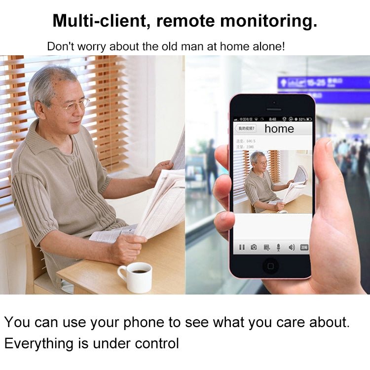 JD-C8310-S1 1.0MP Two-Way Audio Smart Wireless Wifi IP Camera, Support Motion Detection & Infrared Night Vision - Mini Camera by buy2fix | Online Shopping UK | buy2fix