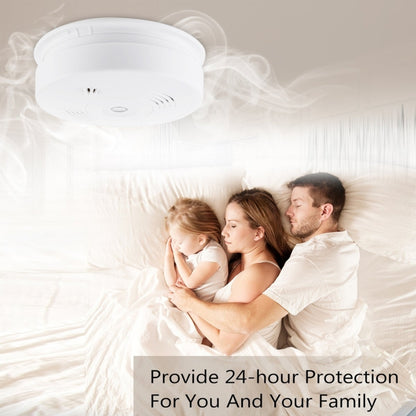 433MHz Photoelectronc Smoke and Heat Detector(White) - Smoke Gas Detector by buy2fix | Online Shopping UK | buy2fix