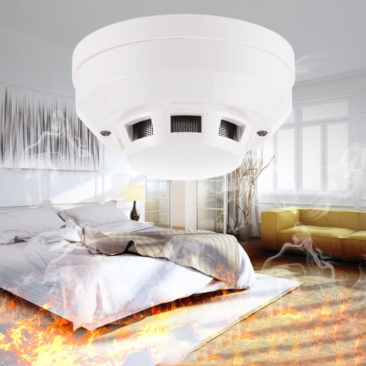 Photoelectric Smoke Detector with Red LED Indicator(White) - Smoke Gas Detector by buy2fix | Online Shopping UK | buy2fix