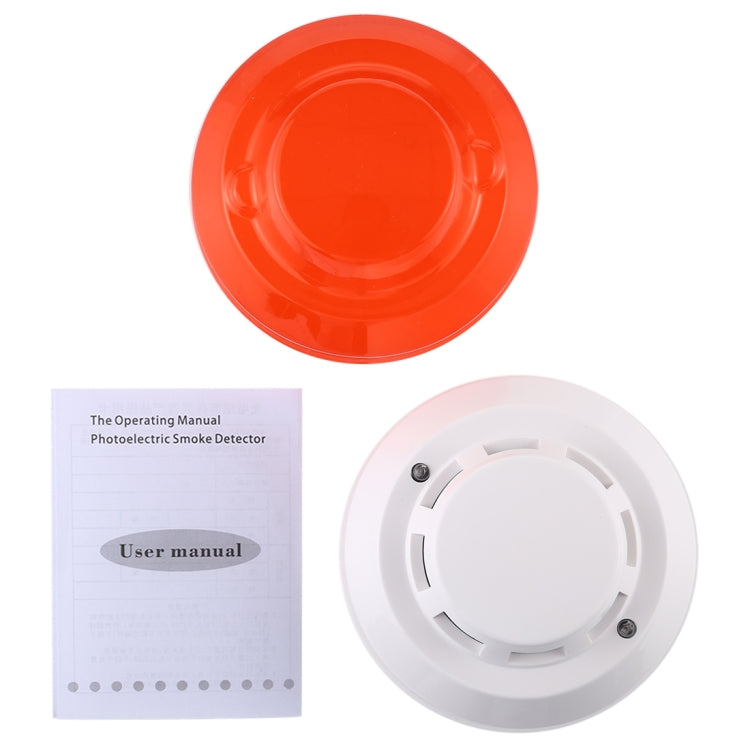 Photoelectric Smoke Detector with Red LED Indicator(White) - Smoke Gas Detector by buy2fix | Online Shopping UK | buy2fix