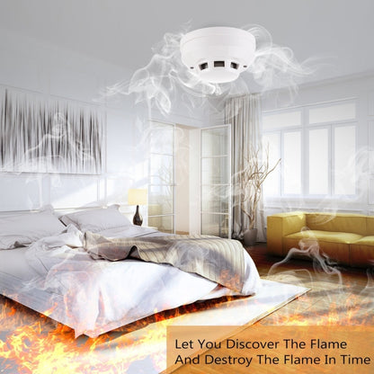 Photoelectric Smoke Detector with Red LED Indicator(White) - Smoke Gas Detector by buy2fix | Online Shopping UK | buy2fix