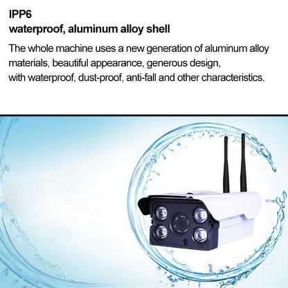 J-02130 1.3MP Dual Antenna Smart Wireless Wifi IP Camera, Support Infrared Night Vision & TF Card(64GB Max) - Bullet Camera by buy2fix | Online Shopping UK | buy2fix