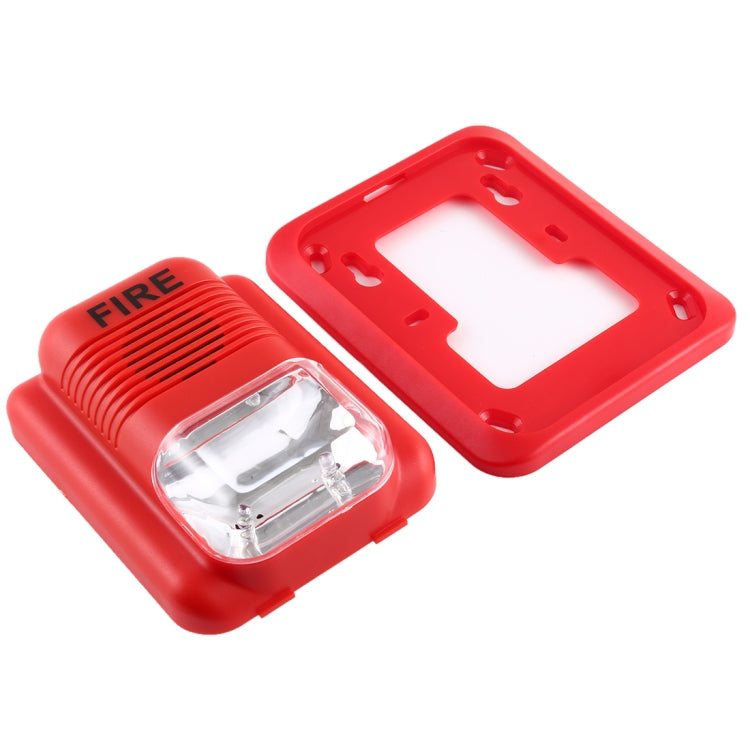 Sound-light Fire Alarm Warning Strobe Horn Alert Safety System Sensor - Others Alarm by buy2fix | Online Shopping UK | buy2fix