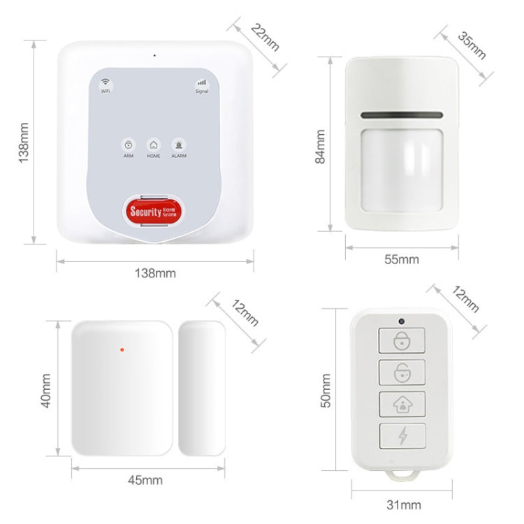 DY-H2 Smart Home System + Anti-theft System Set - Alarm System by buy2fix | Online Shopping UK | buy2fix