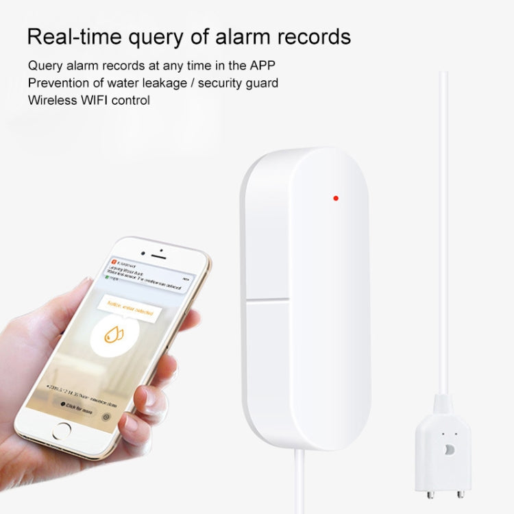 DY-SQ400A WiFi Smart Leak Water Alarm Household Water Level Detection Alarm - Water Leakage Alarm by buy2fix | Online Shopping UK | buy2fix