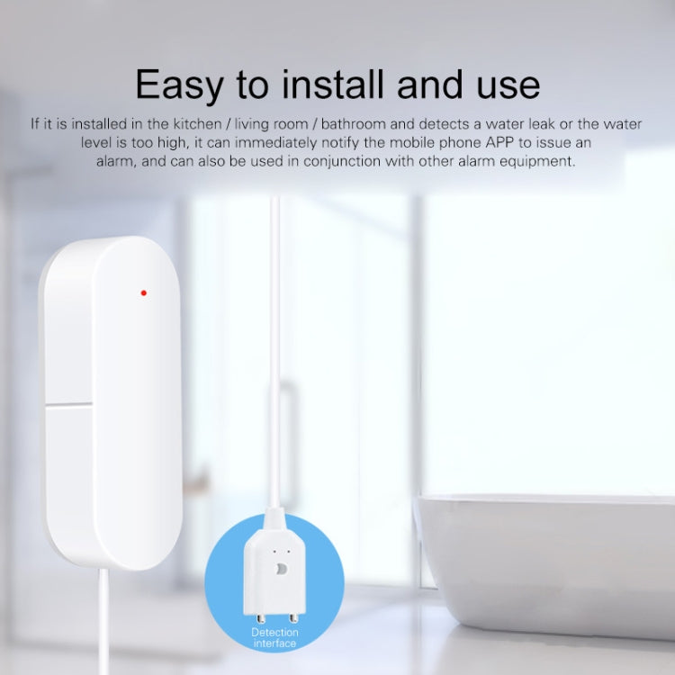 DY-SQ400A WiFi Smart Leak Water Alarm Household Water Level Detection Alarm - Water Leakage Alarm by buy2fix | Online Shopping UK | buy2fix