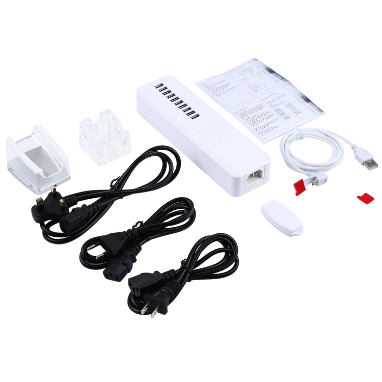 Mult-Port Security HUB + Mobile Phone Anti-theft Alarm Display Stand with Remote Control for Mobile Phones with Micro-USB Port - Security Display Holders by buy2fix | Online Shopping UK | buy2fix