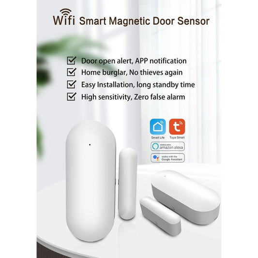 PB-69W WIFI Smart Wireless Magnetic Door and Window Sensor - Door Window Alarm by buy2fix | Online Shopping UK | buy2fix