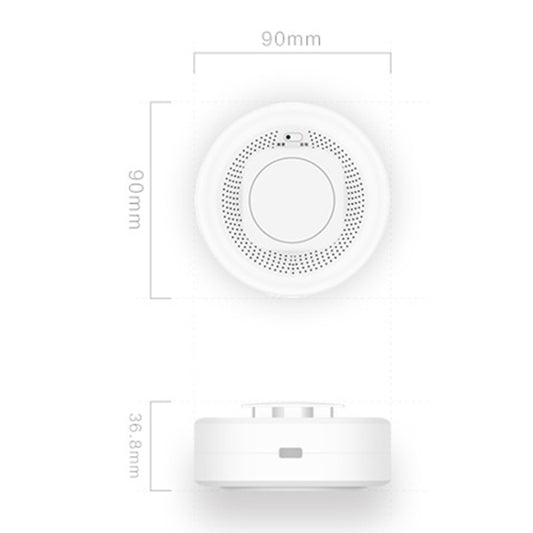 Zigbee Graffiti Wireless Smart Smoke Monitoring Alarm - Smoke Gas Detector by buy2fix | Online Shopping UK | buy2fix