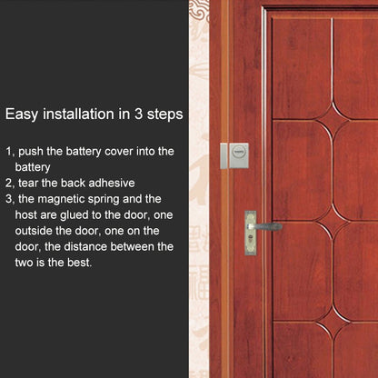 DOBERMAN SE-0119 Household Anti-theft Wireless Remote Control Door Magnetic Sensor Alarm - Door Window Alarm by buy2fix | Online Shopping UK | buy2fix