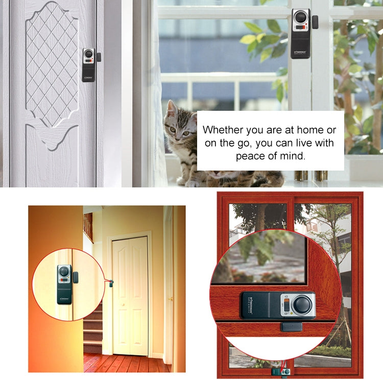 DOBERMAN SE-0119 Household Anti-theft Wireless Remote Control Door Magnetic Sensor Alarm - Door Window Alarm by buy2fix | Online Shopping UK | buy2fix