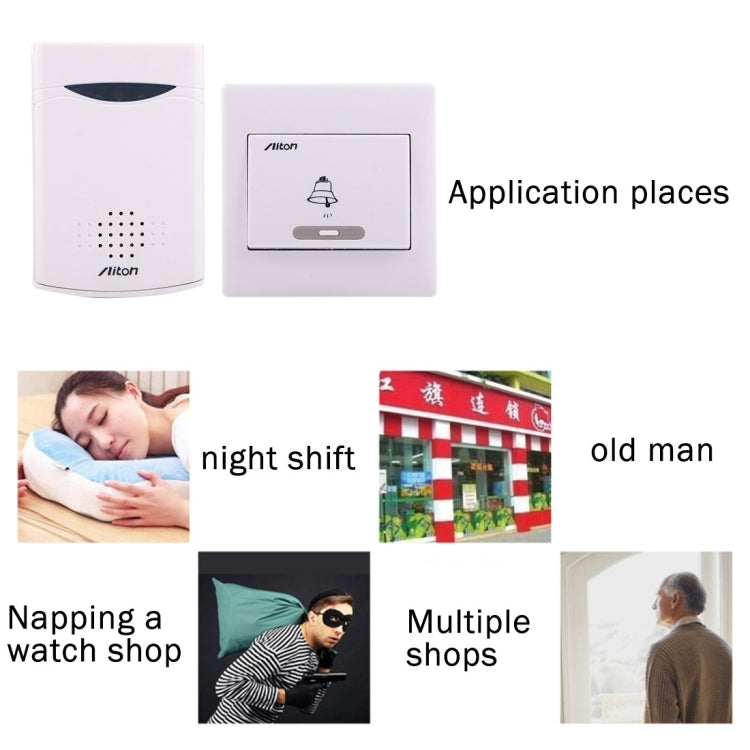 Aiton V006C Wireless Digital Music Doorbell,  Receiver Distance: 150m - Wireless Doorbell by buy2fix | Online Shopping UK | buy2fix