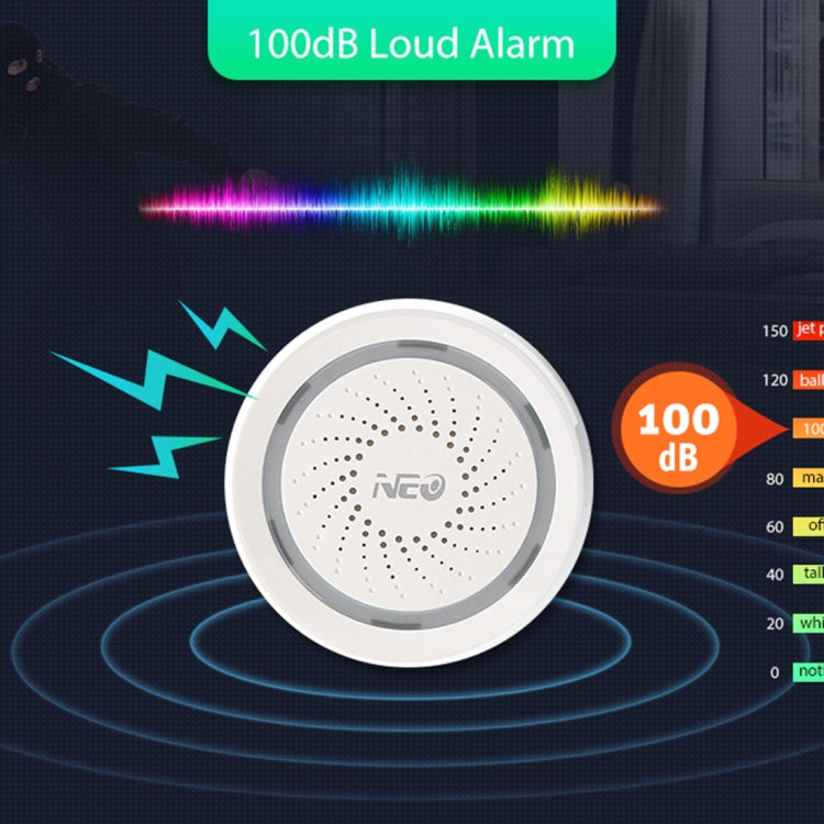 NEO NAS-AB02W WiFi USB Siren Alarm Sensor for Home Alarms Security - Others Alarm by buy2fix | Online Shopping UK | buy2fix
