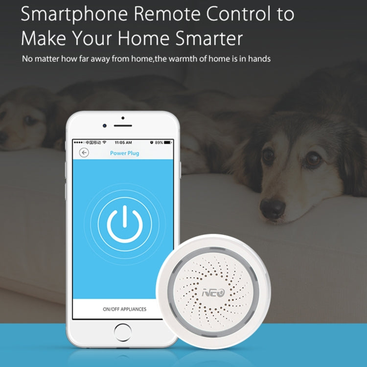 NEO NAS-AB02W WiFi USB Siren Alarm Sensor for Home Alarms Security - Others Alarm by buy2fix | Online Shopping UK | buy2fix