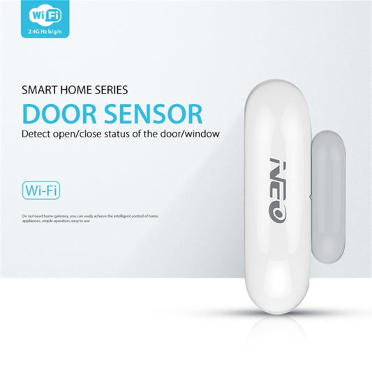 NEO NAS-DS01W Wireless WiFi Realtime LED Door Sensor & Window Sensor - Door Window Alarm by buy2fix | Online Shopping UK | buy2fix