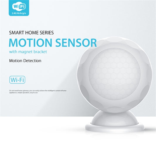 NEO NAS-PD02W Wireless WiFi PIR Detector Motion Sensor, with Magnet Bracket & Support Android / IOS systems & Ultra-bright Red LED - Infrared Detector by buy2fix | Online Shopping UK | buy2fix