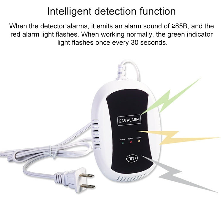 PA-209R Wireless Gas Detection Alarm, AC 100-240V - Smoke Gas Detector by buy2fix | Online Shopping UK | buy2fix