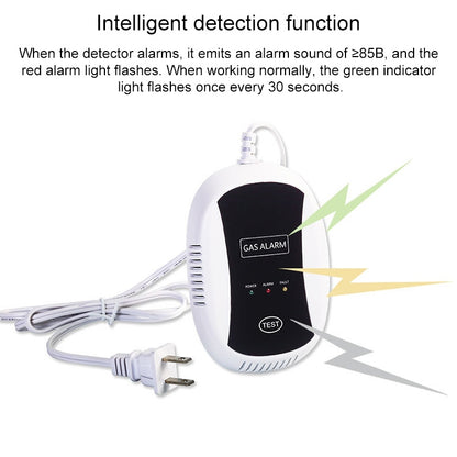 PA-209R Wireless Gas Detection Alarm, AC 100-240V - Smoke Gas Detector by buy2fix | Online Shopping UK | buy2fix
