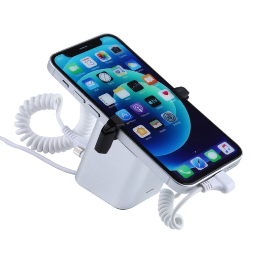 Aluminum Shell Square-column Anti-theft Alarm Stand Security System Burglar Alarm / Anti-theft Alarm Display Holder for iPhone & iPod with 8-Pin Port - Security Display Holders by buy2fix | Online Shopping UK | buy2fix