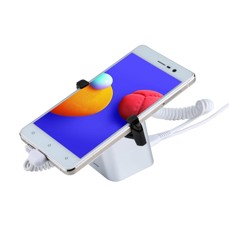 Aluminum Shell Square-column Anti-theft Alarm Stand Security System Burglar Alarm / Anti-theft Alarm Display Holder for Samsung / Huawei / Xiaomi / OPPO / vivo / LG with Micro-USB Port - Security Display Holders by buy2fix | Online Shopping UK | buy2fix