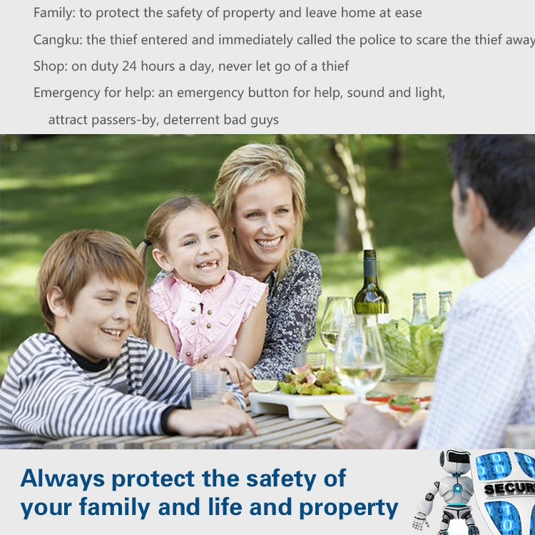 PE-519R Wireless Indoor Alarm Siren with Strobe - Alarm System by buy2fix | Online Shopping UK | buy2fix