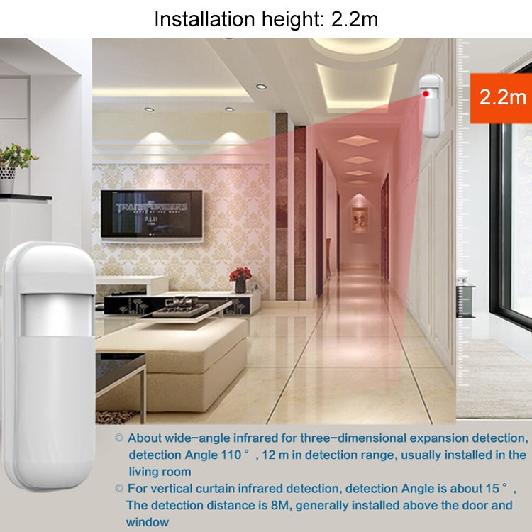 PA-92R Intelligent Wireless PIR Detector - Infrared Detector by buy2fix | Online Shopping UK | buy2fix
