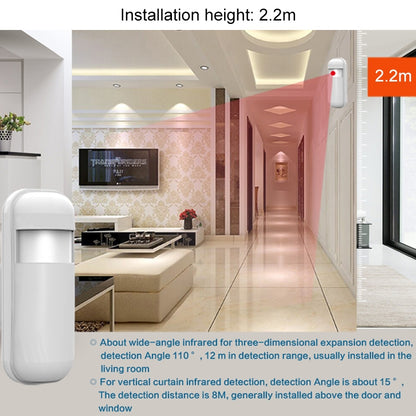 PA-92R Intelligent Wireless PIR Detector - Infrared Detector by buy2fix | Online Shopping UK | buy2fix