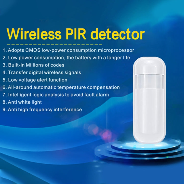PA-92R Intelligent Wireless PIR Detector - Infrared Detector by buy2fix | Online Shopping UK | buy2fix