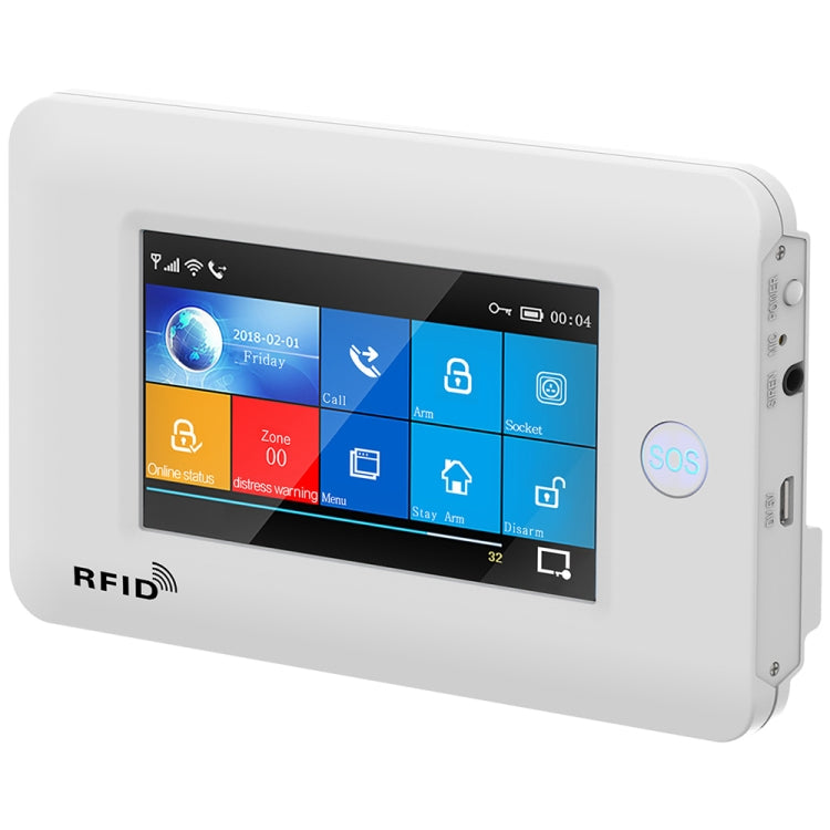 PG-106-GSM GSM/GPRS + WiFi Intelligent Alarm System with Touch Screen & RFID Function - Alarm System by buy2fix | Online Shopping UK | buy2fix