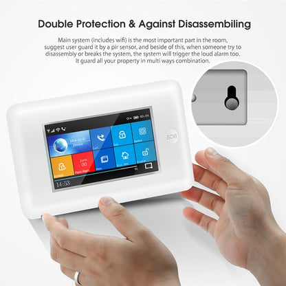 PG-106-GSM GSM/GPRS + WiFi Intelligent Alarm System with Touch Screen & RFID Function - Alarm System by buy2fix | Online Shopping UK | buy2fix