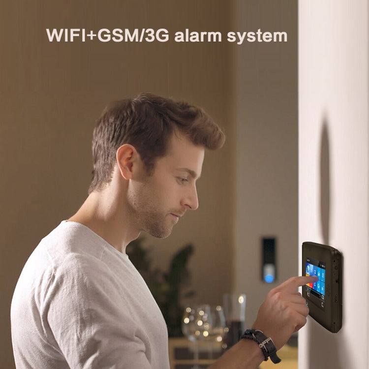 PG-106-GSM GSM/GPRS + WiFi Intelligent Alarm System with Touch Screen & RFID Function - Alarm System by buy2fix | Online Shopping UK | buy2fix