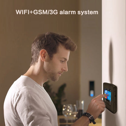PG-106-GSM GSM/GPRS + WiFi Intelligent Alarm System with Touch Screen & RFID Function - Alarm System by buy2fix | Online Shopping UK | buy2fix