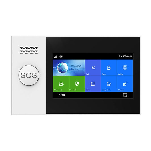 PG-107 GSM + WiFi Intelligent Alarm System with 4.3 inch TFT Display Screen - Alarm System by buy2fix | Online Shopping UK | buy2fix