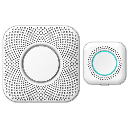 PJ-16 Intelligent Wireless Doorbell with 8-level Volume Adjustable & 36 Ringtones, EU Plug - Wireless Doorbell by buy2fix | Online Shopping UK | buy2fix