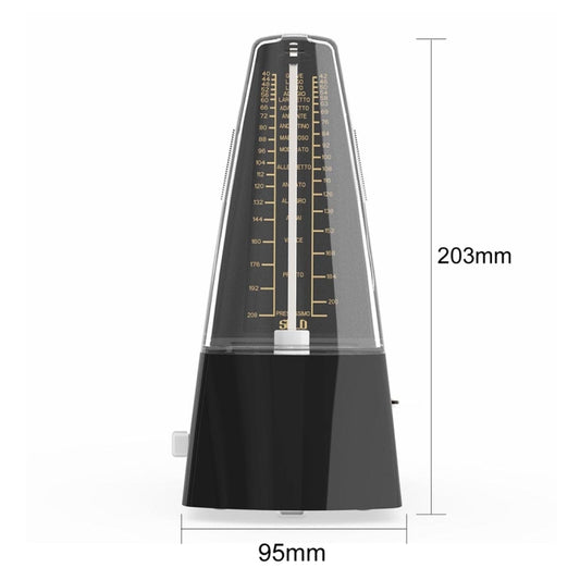 Piano Guitar Drum Violin Zither Universal Mechanical Metronome, Classic Version(Black) - String Instrument Accessories by buy2fix | Online Shopping UK | buy2fix