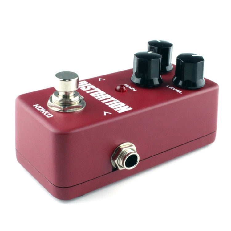 KOKKO FDS2 Mini Electric Guitar Monoblock Distortion Effects Pedal(Wine Red) - Guitar Tuner Accessories by KOKKO | Online Shopping UK | buy2fix