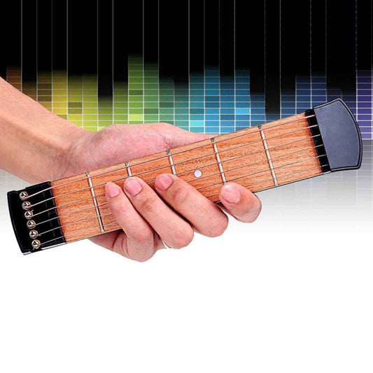 6 Fret Portable Pocket Guitar Practice Tool Gadget for Beginner Chord Fingering Practice Tool - String Instrument Accessories by buy2fix | Online Shopping UK | buy2fix