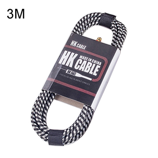 Wooden Guitar Bass Connection Cable Noise Reduction Audio Cable, Cable Length: 3m, Random Color Delivery - Microphone Audio Cable & Connector by buy2fix | Online Shopping UK | buy2fix